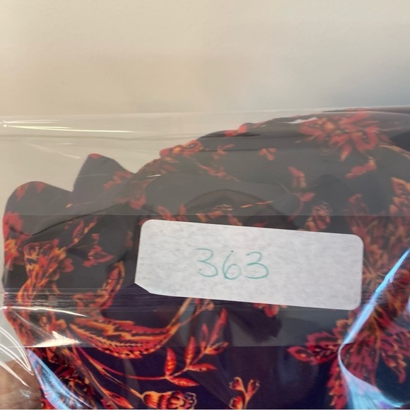 Women's Lands End Modal Purple Red Floral Dress Cover Up Big Sleeves Medium - Picture 14 of 14